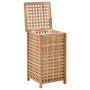 Cesto para ropa sucia madera maciza de nogal 39x39x65 cm de vidaXL, Cestas para ropa - Ref: Foro24-247603, Precio: 95,40 €, D...