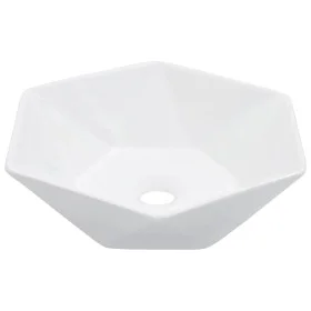 Lavabo 41x36,5x12 cm cerámica blanco de vidaXL, Lavabos - Ref: Foro24-143913, Precio: 61,11 €, Descuento: %