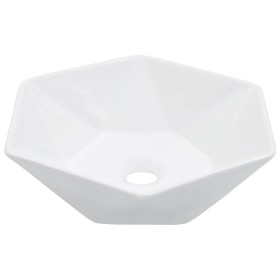 Lavabo 41x36,5x12 cm cerámica blanco de vidaXL, Lavabos - Ref: Foro24-143913, Precio: 62,54 €, Descuento: %