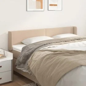 Cabecero de cuero sintético color capuchino 163x16x78/88 cm de , Cabeceros y pies de cama - Ref: Foro24-3118589, Precio: 64,3...
