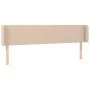 Cappuccino synthetic leather headboard 163x16x78/88 cm by , Headboards and footboards - Ref: Foro24-3118589, Price: 64,35 €, ...