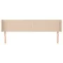 Cappuccino synthetic leather headboard 163x16x78/88 cm by , Headboards and footboards - Ref: Foro24-3118589, Price: 64,35 €, ...