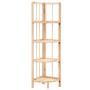 Estante de esquina de madera de cedro 27x27x110 cm de vidaXL, Librerías y estanterías - Ref: Foro24-246435, Precio: 37,55 €, ...
