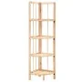 Estante de esquina de madera de cedro 27x27x110 cm de vidaXL, Librerías y estanterías - Ref: Foro24-246435, Precio: 39,76 €, ...