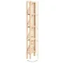 Estante de esquina de madera de cedro 27x27x110 cm de vidaXL, Librerías y estanterías - Ref: Foro24-246435, Precio: 39,76 €, ...