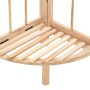 Estante de esquina de madera de cedro 27x27x110 cm de vidaXL, Librerías y estanterías - Ref: Foro24-246435, Precio: 37,55 €, ...
