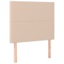Cabecero con luces LED cuero sintético capuchino 90x5x118/128cm de , Cabeceros y pies de cama - Ref: Foro24-3122227, Precio: ...