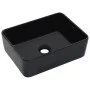 Lavabo 40x30x13 cm cerámica negro de vidaXL, Lavabos - Ref: Foro24-143920, Precio: 66,74 €, Descuento: %