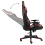 Silla gaming giratoria PVC rojo en Sillas gaming | Comprar online en Foru.es