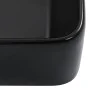 Lavabo 40x30x13 cm cerámica negro de vidaXL, Lavabos - Ref: Foro24-143920, Precio: 66,74 €, Descuento: %