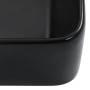 Lavabo 40x30x13 cm cerámica negro de vidaXL, Lavabos - Ref: Foro24-143920, Precio: 68,28 €, Descuento: %