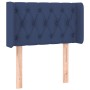Cabecero con LED de tela azul 83x16x78/88 cm de , Cabeceros y pies de cama - Ref: Foro24-3123552, Precio: 54,18 €, Descuento: %