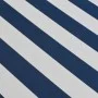Toldo plegable de operación manual 350 cm azul y blanco de vidaXL, Toldos - Ref: Foro24-275564, Precio: 450,36 €, Descuento: %
