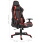 Silla gaming giratoria PVC rojo en Sillas gaming | Comprar online en Foru.es