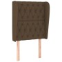 Cama box spring con colchón tela marrón oscuro 80x200 cm de , Camas y somieres - Ref: Foro24-3128720, Precio: 362,47 €, Descu...