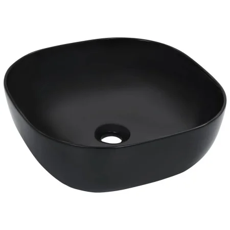 Sink 42.5x42.5x14.5 cm ceramic black by vidaXL, Sinks - Ref: Foro24-143918, Price: 69,25 €, Discount: %