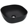 Sink 42.5x42.5x14.5 cm ceramic black by vidaXL, Sinks - Ref: Foro24-143918, Price: 69,25 €, Discount: %