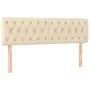 Boxspringbett mit cremefarbener Stoffmatratze 140x200 cm von , Betten und Lattenroste - Ref: Foro24-3130518, Preis: 453,42 €,...