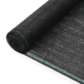 Toldo para pista de tenis HDPE 1x25 m negro de vidaXL, Redes de tenis - Ref: Foro24-45258, Precio: 24,13 €, Descuento: %