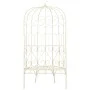 Banco de jardín metal blanco envejecido 95 cm de vidaXL, Bancos de jardín - Ref: Foro24-45432, Precio: 208,48 €, Descuento: %