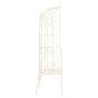 Banco de jardín metal blanco envejecido 95 cm de vidaXL, Bancos de jardín - Ref: Foro24-45432, Precio: 211,11 €, Descuento: %