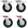 Ruedas giratorias 4 unidades 125 mm de vidaXL, Manipulación de materiales - Ref: Foro24-143458, Precio: 35,03 €, Descuento: %