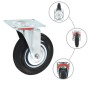 Ruedas giratorias 4 unidades 125 mm de vidaXL, Manipulación de materiales - Ref: Foro24-143458, Precio: 35,03 €, Descuento: %