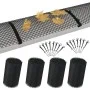 Dachrinnennetz mit Clips 4 Einheiten HDPE 1,08 ㎡ von vidaXL, Dachrinnenzubehör - Ref: Foro24-143895, Preis: 22,46 €, Rabatt: %