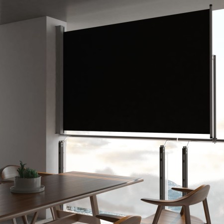 Toldo lateral retráctil para patio 160x300 cm negro de vidaXL, Sombrillas - Ref: Foro24-45193, Precio: 58,90 €, Descuento: %