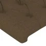 Bed frame with headboard in brown fabric 160x200 cm by , Beds and slatted bases - Ref: Foro24-3125311, Price: 264,45 €, Disco...
