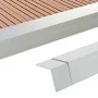Moldura de ángulo de porche aluminio 5 unidades 170 cm plateado de vidaXL, Suelos y moquetas - Ref: Foro24-45017, Precio: 68,...