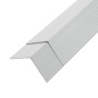 Moldura de ángulo de porche aluminio 5 unidades 170 cm plateado de vidaXL, Suelos y moquetas - Ref: Foro24-45017, Precio: 85,...