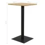 Mesa de bistró color roble 78,5x78,5x107 cm de , Mesas de cocina y de comedor - Ref: Foro24-321930, Precio: 139,91 €, Descuen...