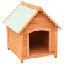 Caseta para perros madera maciza pino y abeto 72x85x82 cm de vidaXL, Casetas para perros - Ref: Foro24-170639, Precio: 118,76...