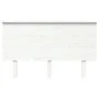 Cabecero de cama madera maciza de pino blanco 139x6x82,5 cm de , Cabeceros y pies de cama - Ref: Foro24-819166, Precio: 61,38...