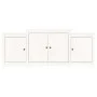 Aparador de madera maciza de pino blanco 164x37x68 cm de , Aparadores - Ref: Foro24-821493, Precio: 189,06 €, Descuento: %
