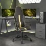 Silla gaming cuero sintético negro y dorado de , Sillones para videojuegos - Ref: Foro24-3143789, Precio: 104,69 €, Descuento: %