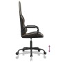 Silla gaming cuero sintético negro y dorado de , Sillones para videojuegos - Ref: Foro24-3143789, Precio: 106,26 €, Descuento: %