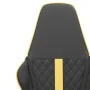 Silla gaming cuero sintético negro y dorado de , Sillones para videojuegos - Ref: Foro24-3143789, Precio: 104,69 €, Descuento: %