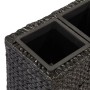 Arriate con 4 macetas jacinto de agua negro de vidaXL, Maceteros y jardineras - Ref: Foro24-45576, Precio: 122,86 €, Descuent...