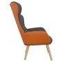 Sillón de relax de tela y PVC gris oscuro de , Sillones - Ref: Foro24-341302, Precio: 106,10 €, Descuento: %