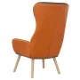 Sillón de relax de tela y PVC gris oscuro de , Sillones - Ref: Foro24-341302, Precio: 106,10 €, Descuento: %