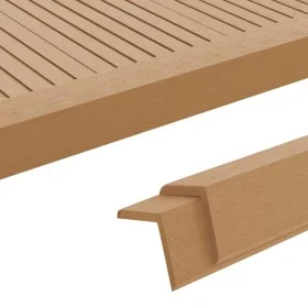 Angle moldings 5 pcs WPC teak color 170 cm by vidaXL, Floors and carpets - Ref: Foro24-45021, Price: 46,52 €, Discount: %