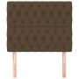 Cabeceros 2 unidades de tela marrón oscuro 90x7x78/88 cm de , Cabeceros y pies de cama - Ref: Foro24-3116653, Precio: 78,17 €...