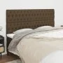 Cabeceros 4 unidades de tela marrón oscuro 100x7x78/88 cm de , Cabeceros y pies de cama - Ref: Foro24-3116693, Precio: 172,73...