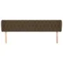 Dark gray fabric headboard 203x23x78/88 cm by , Headboards and footboards - Ref: Foro24-3117505, Price: 103,29 €, Discount: %
