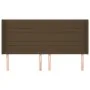 Kopfteil mit dunkelbraunen Stoffohren 163x16x118/128 cm von , Kopf- und Fußteile - Ref: Foro24-3119729, Preis: 109,63 €, Raba...