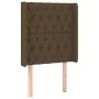 Kopfteil mit dunkelbraunen Stoffohren 83x16x118/128 cm von , Kopf- und Fußteile - Ref: Foro24-3119893, Preis: 89,82 €, Rabatt: %