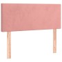 Cabecero con LED de terciopelo rosa 90x5x78/88 cm de , Cabeceros y pies de cama - Ref: Foro24-3121373, Precio: 46,03 €, Descu...