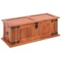 Baúl de almacenamiento 3 piezas de madera maciza de acacia de vidaXL, Baúles de almacenamiento - Ref: Foro24-247243, Precio: ...